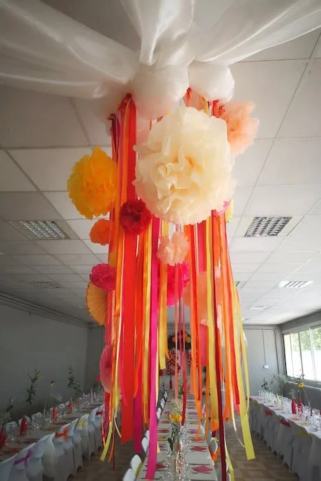 Plafond de pompons