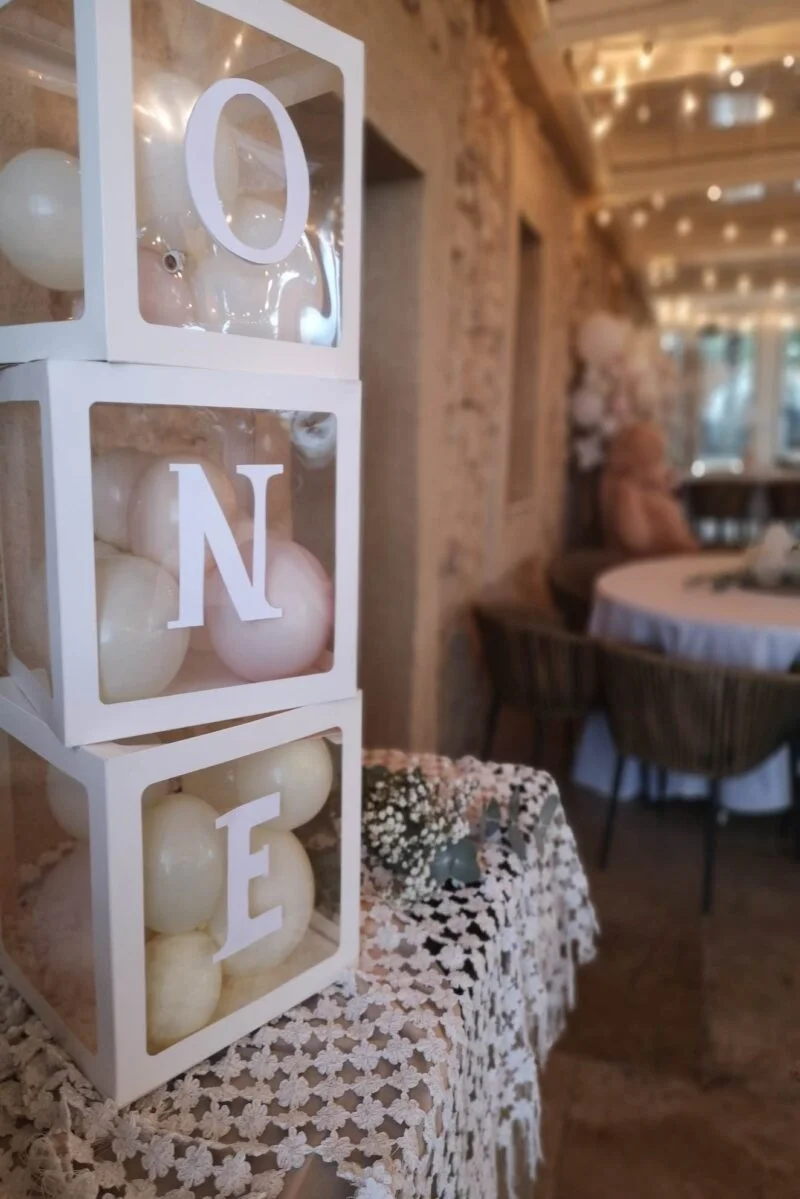 Cube en carton pour bapteme