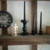 Bougeoir noir vintage