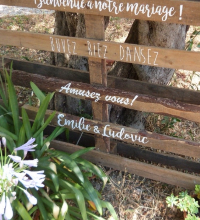 Panneaux de bienvenue palette